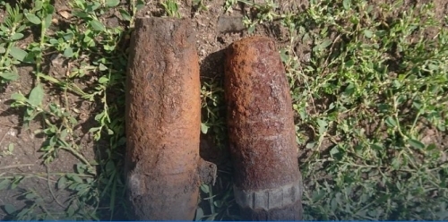 Проявил бдительность. Вблизи озера Курлады возле Копейска местный житель обнаружил предмет, похожий на артиллерийский снаряд