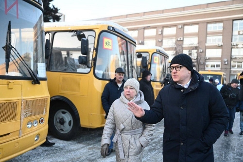 Красноармейский район получит два новых школьных автобуса